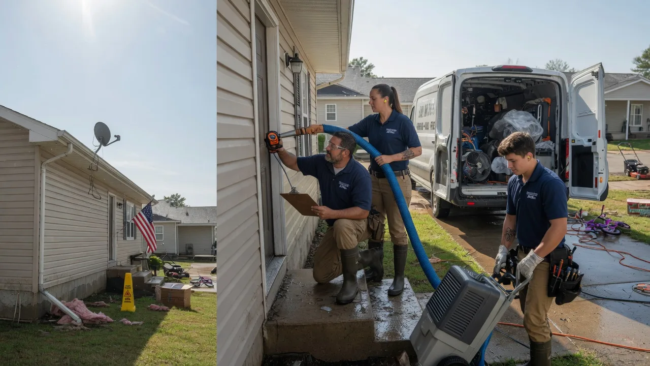 Ceiling Water Damage Restoration in Leamington, UT near me